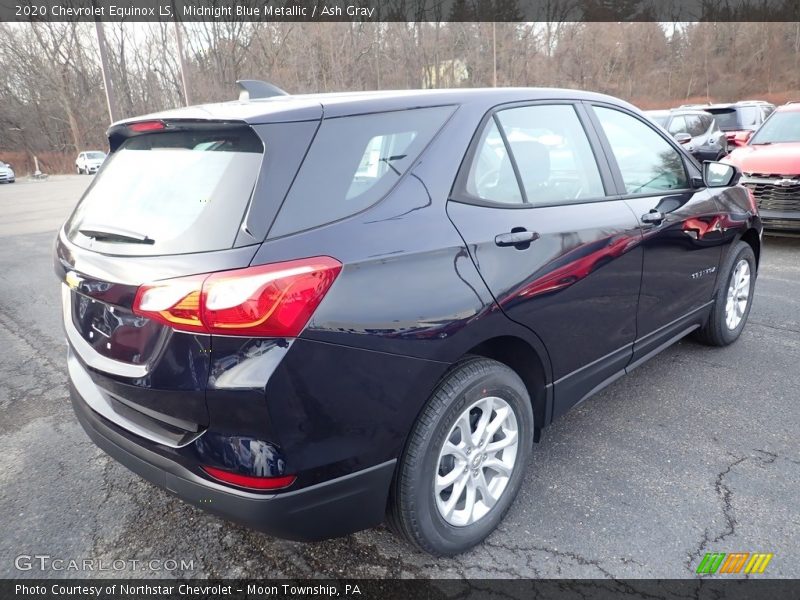 Midnight Blue Metallic / Ash Gray 2020 Chevrolet Equinox LS
