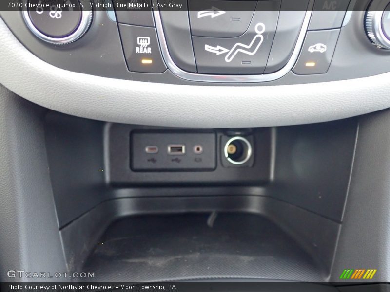 Midnight Blue Metallic / Ash Gray 2020 Chevrolet Equinox LS