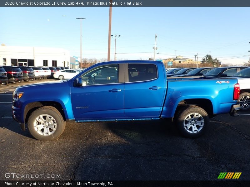 Kinetic Blue Metallic / Jet Black 2020 Chevrolet Colorado LT Crew Cab 4x4