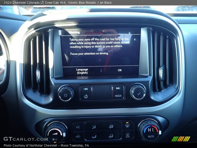 Kinetic Blue Metallic / Jet Black 2020 Chevrolet Colorado LT Crew Cab 4x4