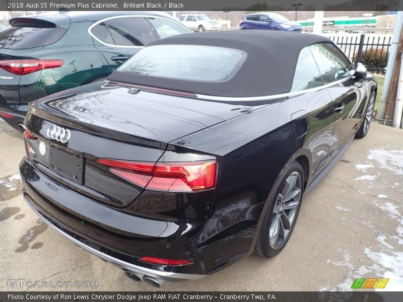 Brilliant Black / Black 2018 Audi S5 Premium Plus Cabriolet