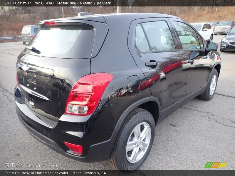 Mosaic Black Metallic / Jet Black 2020 Chevrolet Trax LS AWD