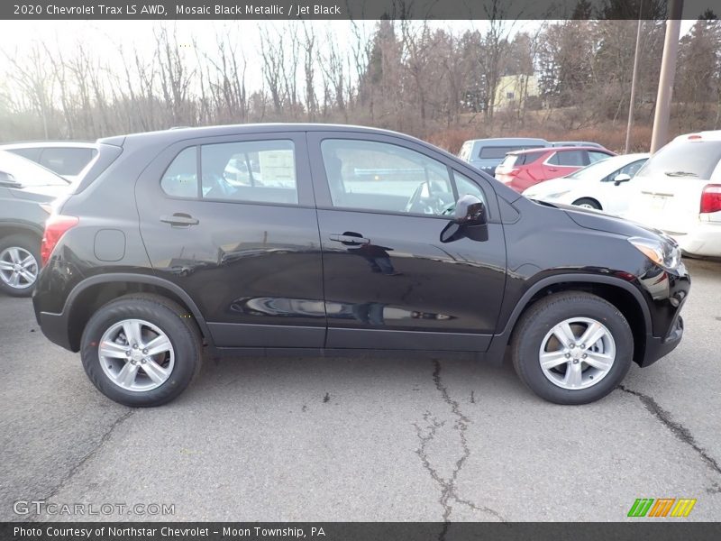 Mosaic Black Metallic / Jet Black 2020 Chevrolet Trax LS AWD