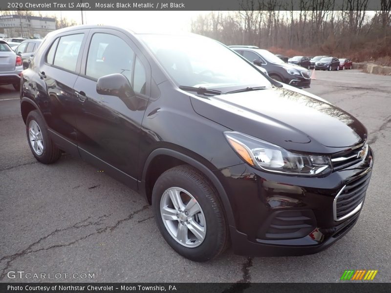 Mosaic Black Metallic / Jet Black 2020 Chevrolet Trax LS AWD