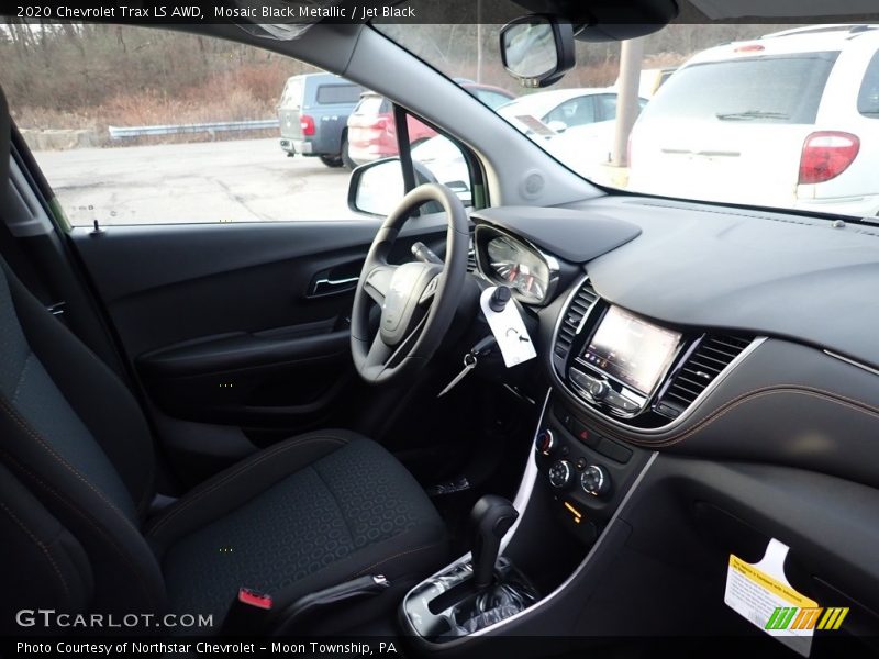 Mosaic Black Metallic / Jet Black 2020 Chevrolet Trax LS AWD