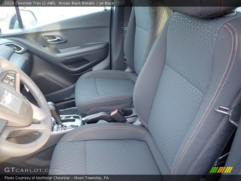Mosaic Black Metallic / Jet Black 2020 Chevrolet Trax LS AWD
