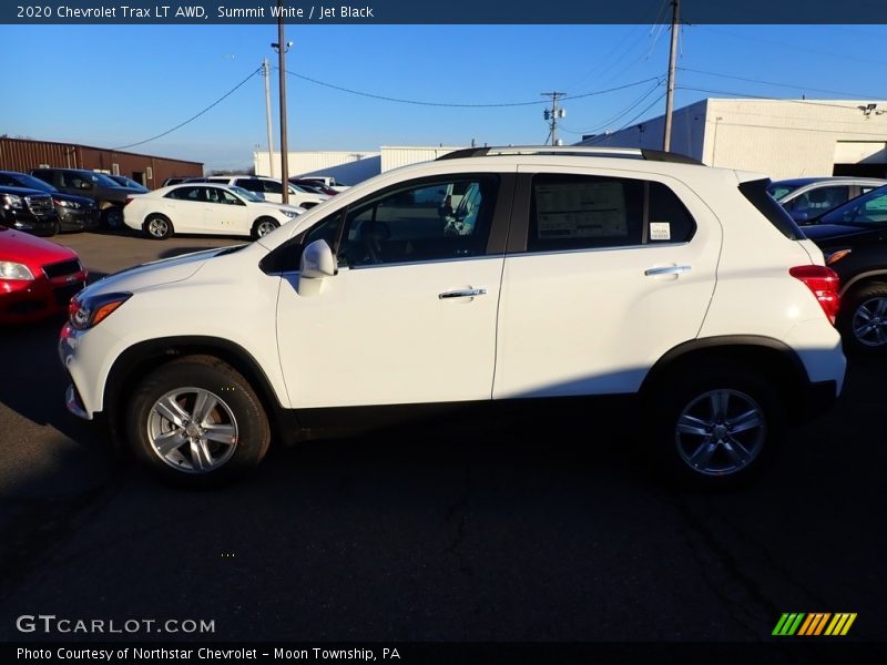 Summit White / Jet Black 2020 Chevrolet Trax LT AWD