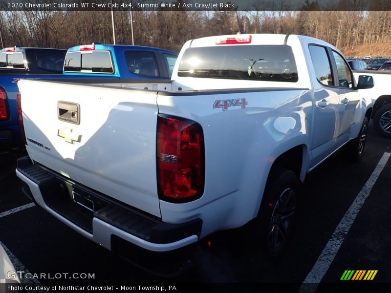 Summit White / Ash Gray/Jet Black 2020 Chevrolet Colorado WT Crew Cab 4x4