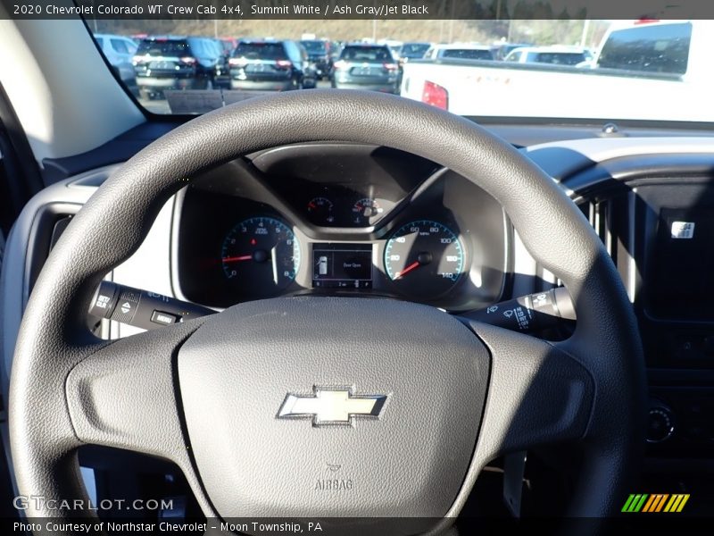 Summit White / Ash Gray/Jet Black 2020 Chevrolet Colorado WT Crew Cab 4x4