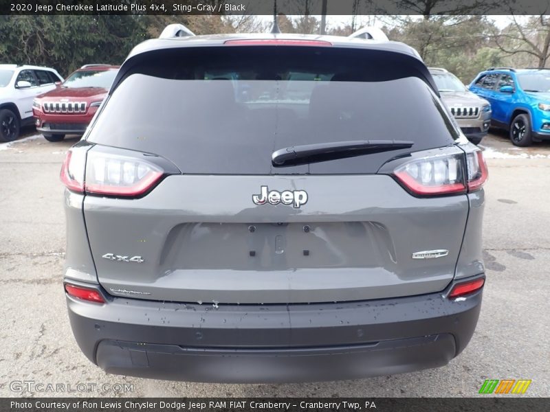 Sting-Gray / Black 2020 Jeep Cherokee Latitude Plus 4x4