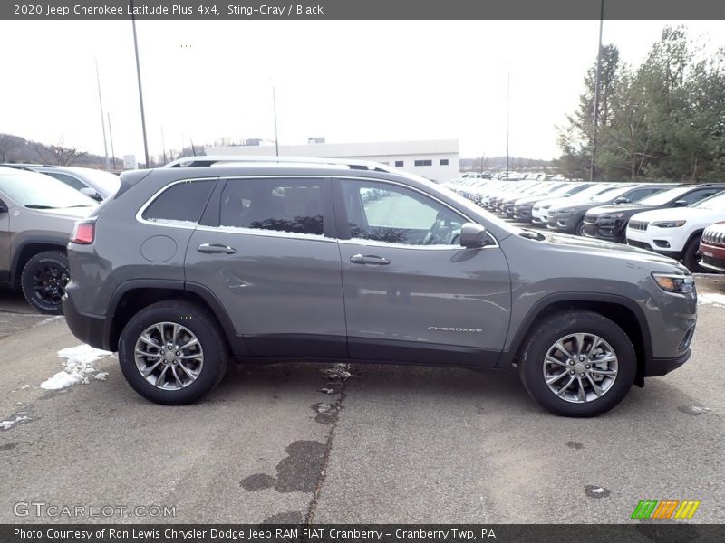 Sting-Gray / Black 2020 Jeep Cherokee Latitude Plus 4x4