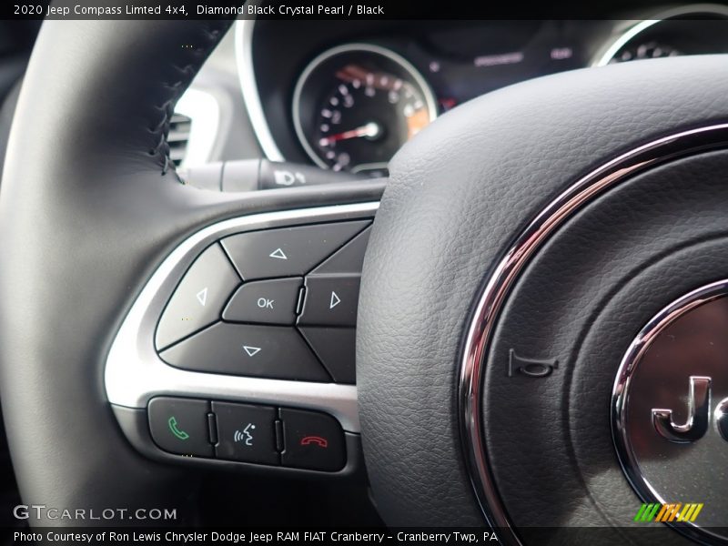 Diamond Black Crystal Pearl / Black 2020 Jeep Compass Limted 4x4