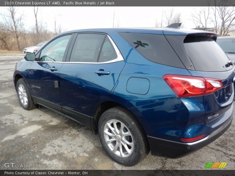 Pacific Blue Metallic / Jet Black 2020 Chevrolet Equinox LT AWD