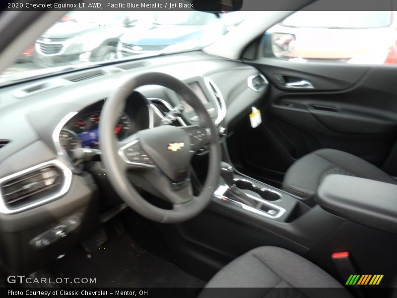 Pacific Blue Metallic / Jet Black 2020 Chevrolet Equinox LT AWD