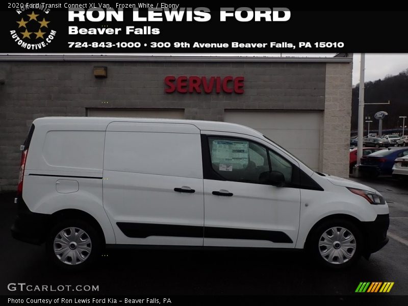 Frozen White / Ebony 2020 Ford Transit Connect XL Van