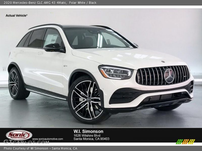Polar White / Black 2020 Mercedes-Benz GLC AMG 43 4Matic