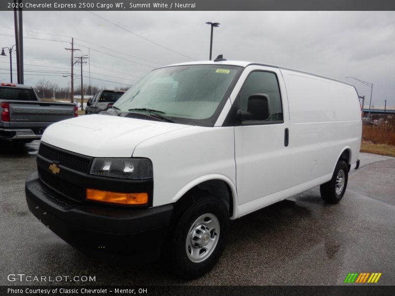 Summit White / Neutral 2020 Chevrolet Express 2500 Cargo WT