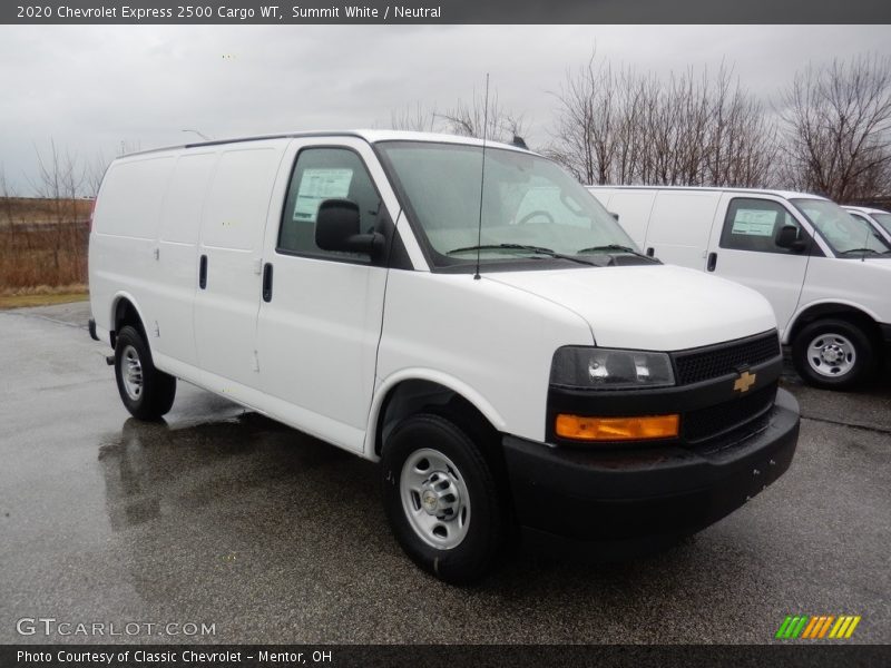 Summit White / Neutral 2020 Chevrolet Express 2500 Cargo WT