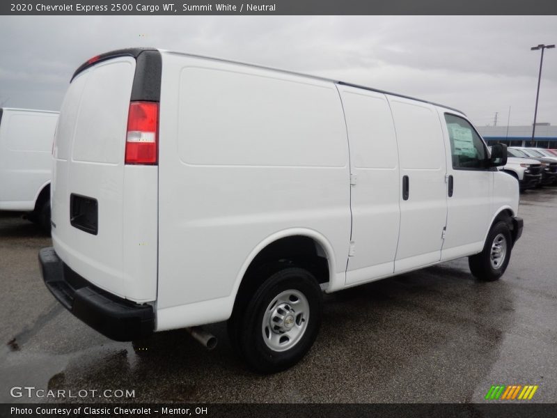 Summit White / Neutral 2020 Chevrolet Express 2500 Cargo WT
