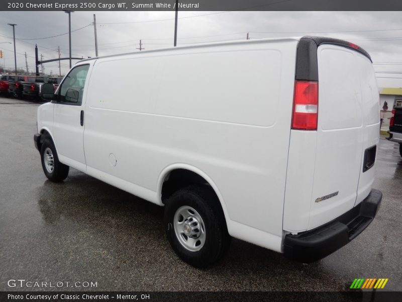 Summit White / Neutral 2020 Chevrolet Express 2500 Cargo WT
