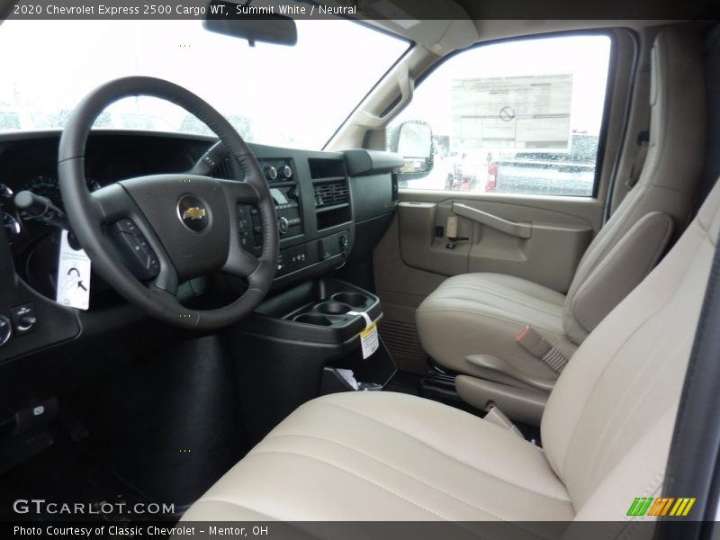 Summit White / Neutral 2020 Chevrolet Express 2500 Cargo WT