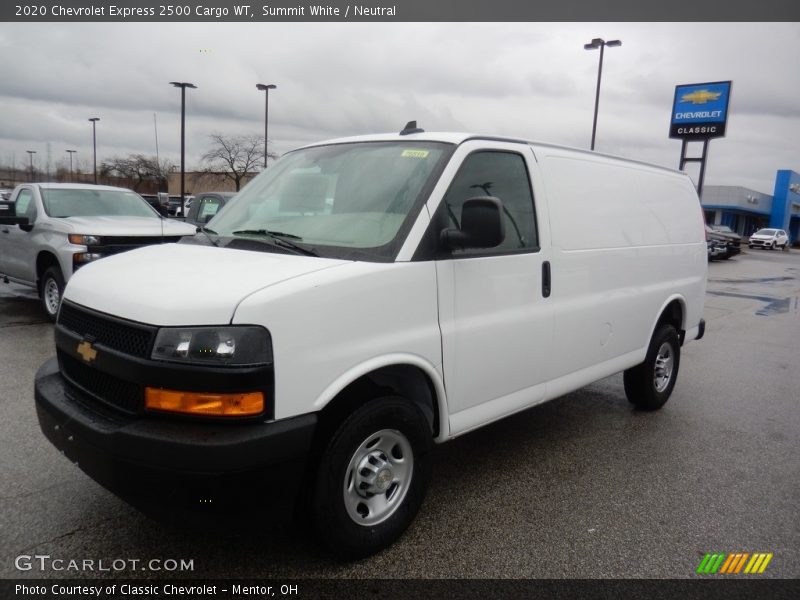 Summit White / Neutral 2020 Chevrolet Express 2500 Cargo WT