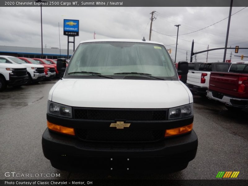 Summit White / Neutral 2020 Chevrolet Express 2500 Cargo WT