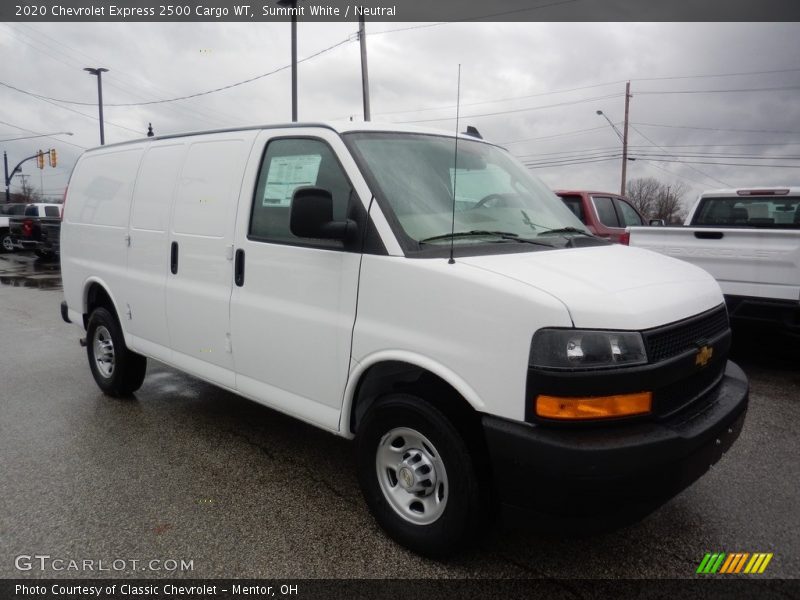 Summit White / Neutral 2020 Chevrolet Express 2500 Cargo WT