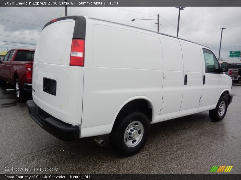 Summit White / Neutral 2020 Chevrolet Express 2500 Cargo WT