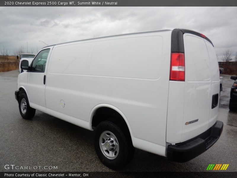 Summit White / Neutral 2020 Chevrolet Express 2500 Cargo WT
