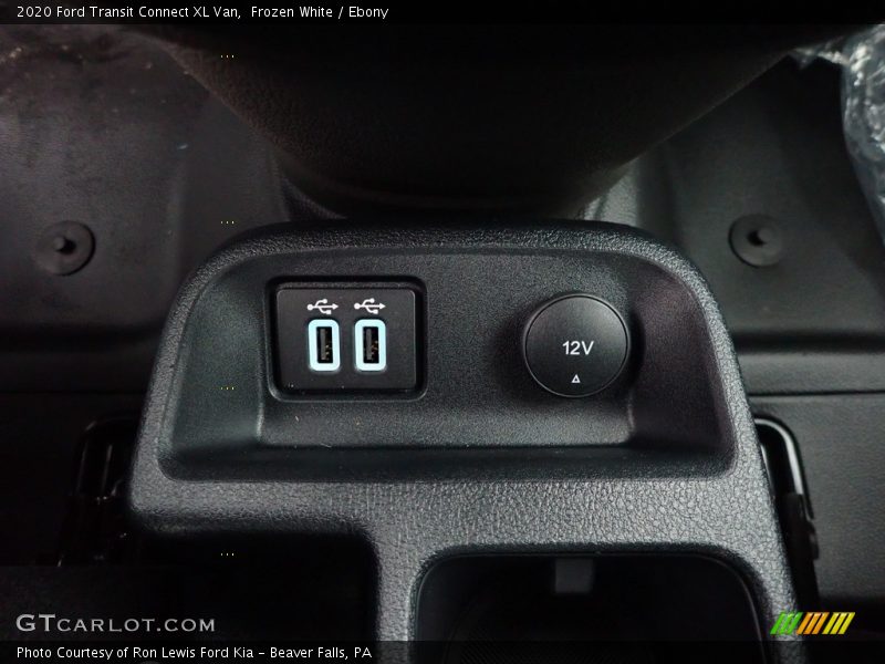Frozen White / Ebony 2020 Ford Transit Connect XL Van