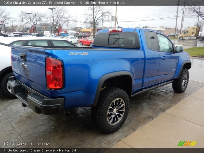 Kinetic Blue Metallic / Jet Black 2020 Chevrolet Colorado Z71 Extended Cab 4x4