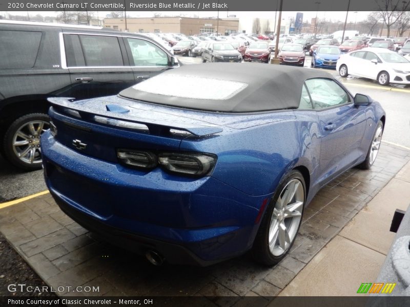 Riverside Blue Metallic / Jet Black 2020 Chevrolet Camaro LT Convertible