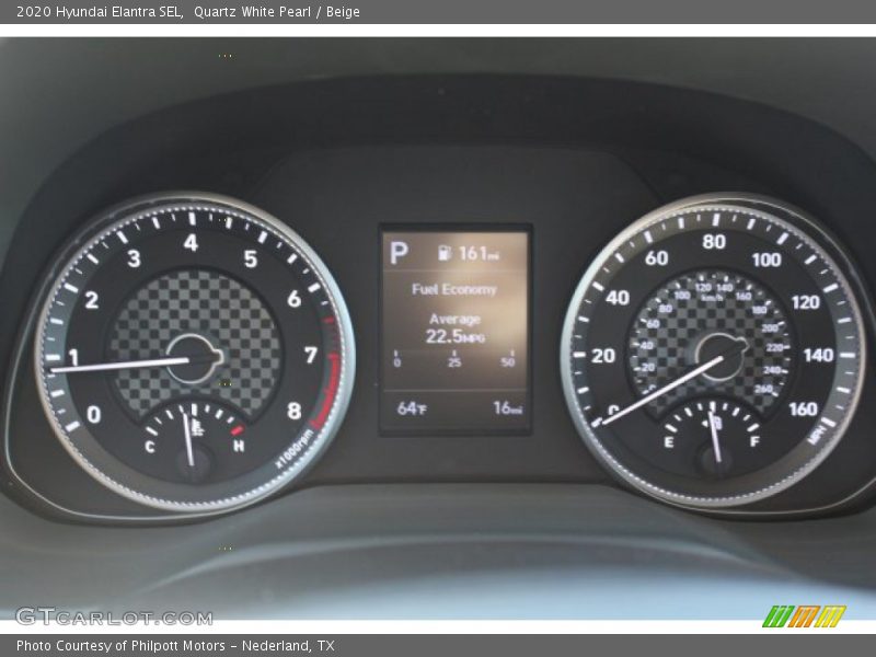 Quartz White Pearl / Beige 2020 Hyundai Elantra SEL