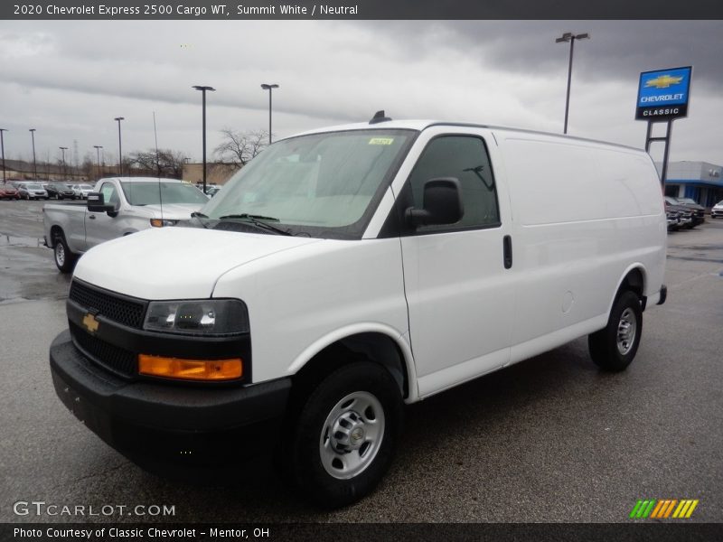 Summit White / Neutral 2020 Chevrolet Express 2500 Cargo WT