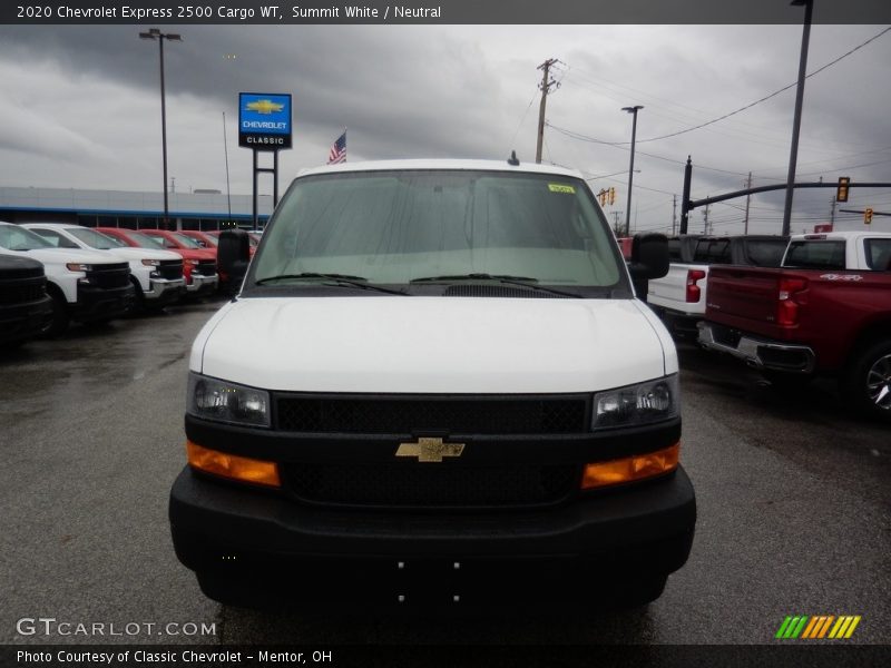 Summit White / Neutral 2020 Chevrolet Express 2500 Cargo WT