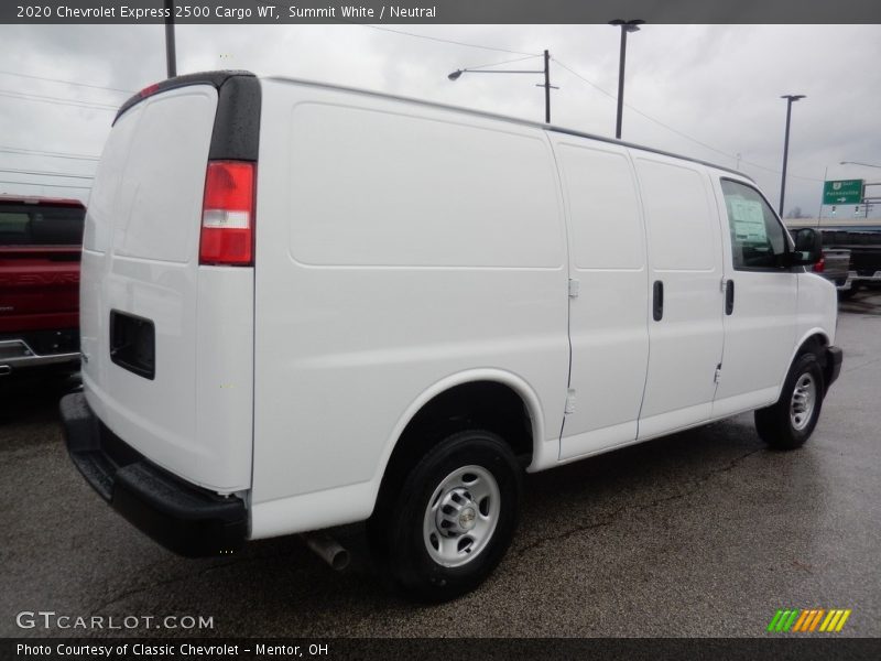 Summit White / Neutral 2020 Chevrolet Express 2500 Cargo WT