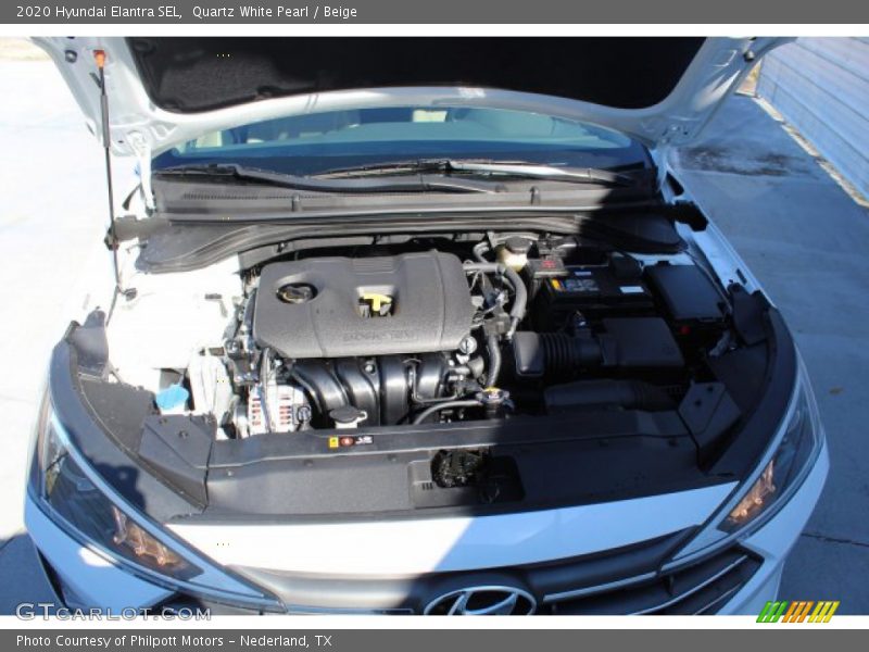 Quartz White Pearl / Beige 2020 Hyundai Elantra SEL