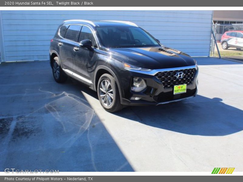 Twilight Black / Black 2020 Hyundai Santa Fe SEL