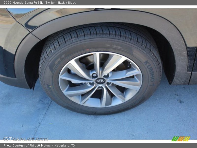 Twilight Black / Black 2020 Hyundai Santa Fe SEL