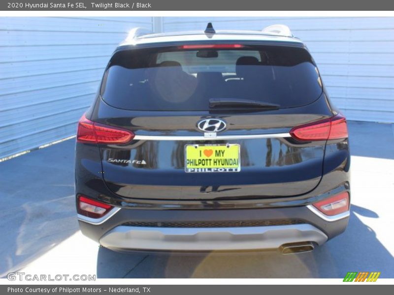 Twilight Black / Black 2020 Hyundai Santa Fe SEL