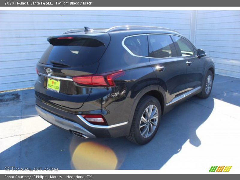 Twilight Black / Black 2020 Hyundai Santa Fe SEL
