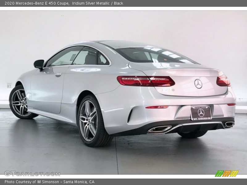 Iridium Silver Metallic / Black 2020 Mercedes-Benz E 450 Coupe