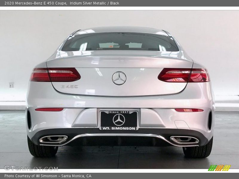 Iridium Silver Metallic / Black 2020 Mercedes-Benz E 450 Coupe