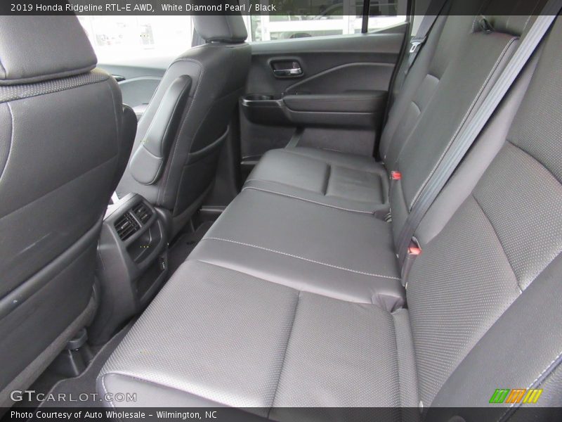 White Diamond Pearl / Black 2019 Honda Ridgeline RTL-E AWD