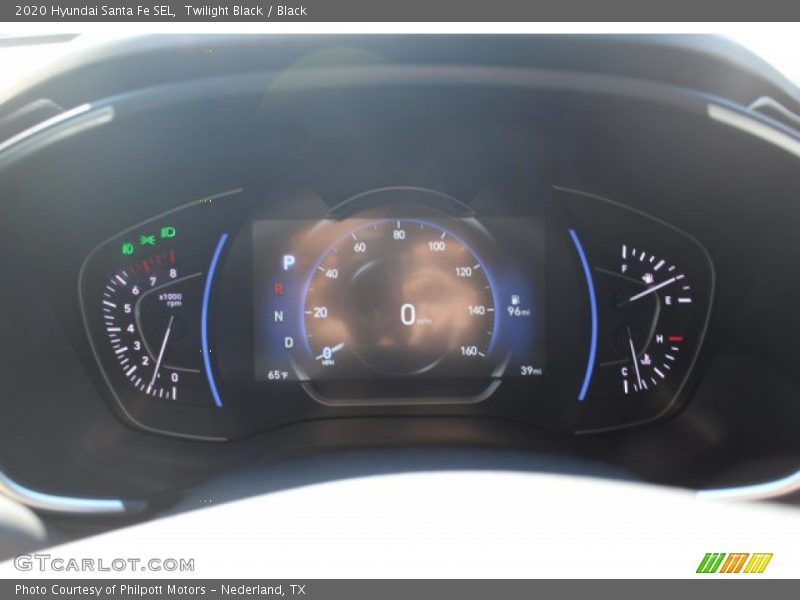 Twilight Black / Black 2020 Hyundai Santa Fe SEL