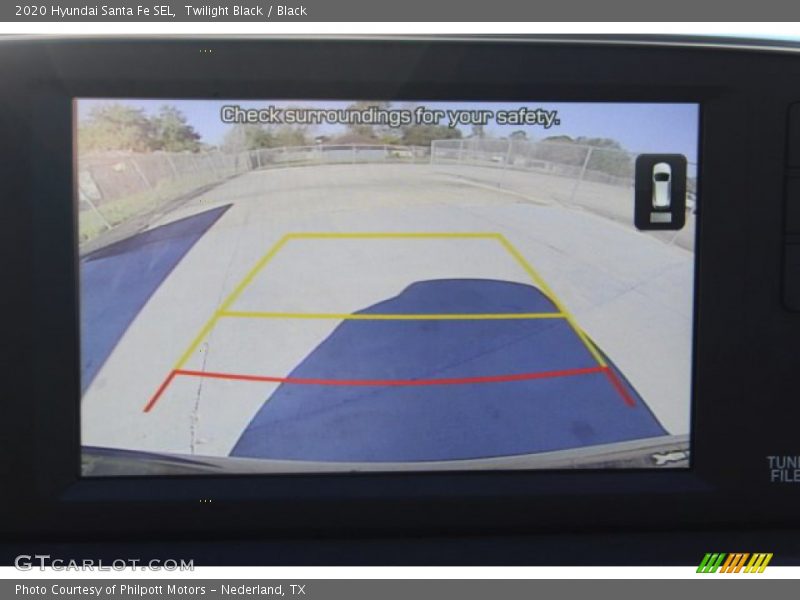 Twilight Black / Black 2020 Hyundai Santa Fe SEL