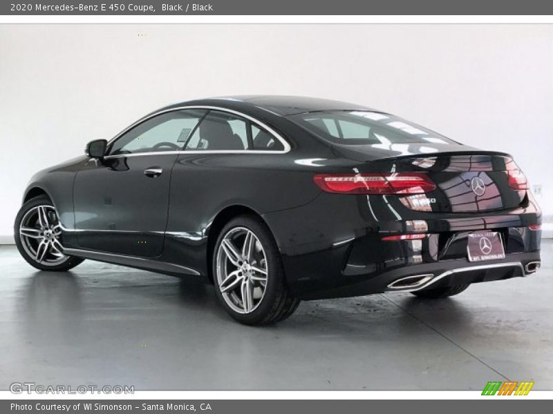 Black / Black 2020 Mercedes-Benz E 450 Coupe