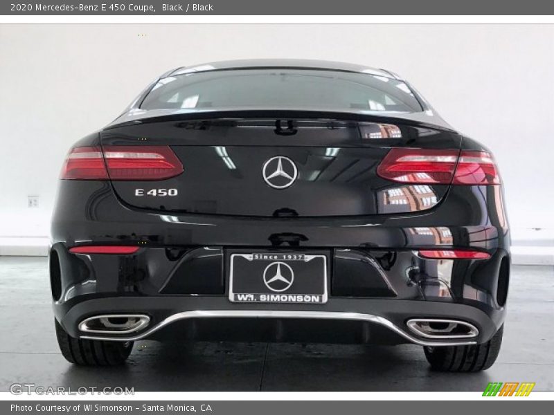 Black / Black 2020 Mercedes-Benz E 450 Coupe