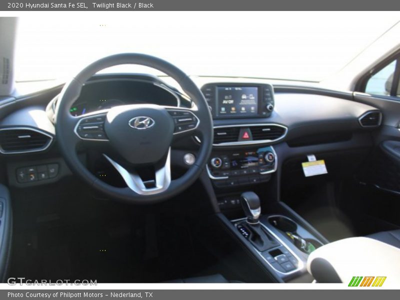 Twilight Black / Black 2020 Hyundai Santa Fe SEL